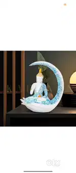 Samadhi Buddha Sitting on Moon  Meditating Lord Moon Buddha –30.48cm