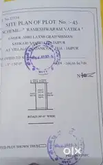 166 गज प्लॉट रामेश्वरम वाटिका,रेलवे स्टेशन,धानक्या