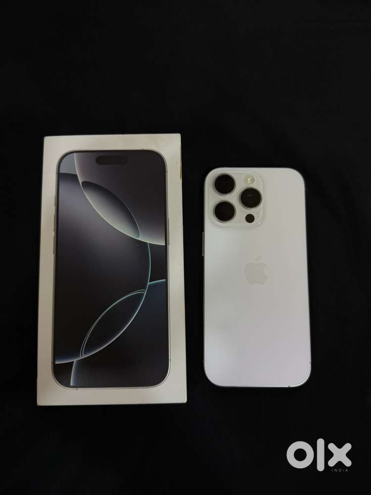 iPhone 16 Pro New 128GB WhiteTitanium 1 Month Used 100% Battery Health