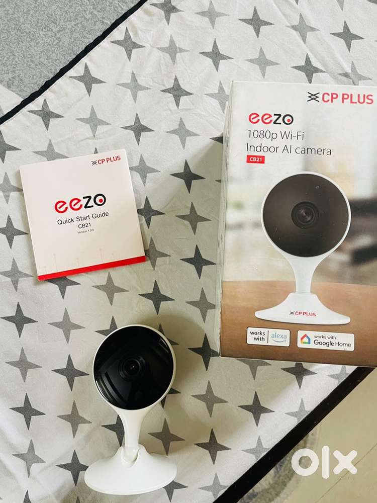 Brand New CP PLUS eezo 1080p Wi-Fi AI camera Alexa/Google compatible