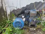 Compressor motors, rope, pipes, 1000L tank