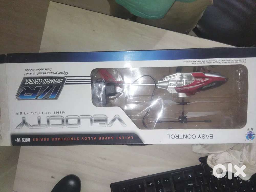 Velocity helicopter a toy rc helicopter