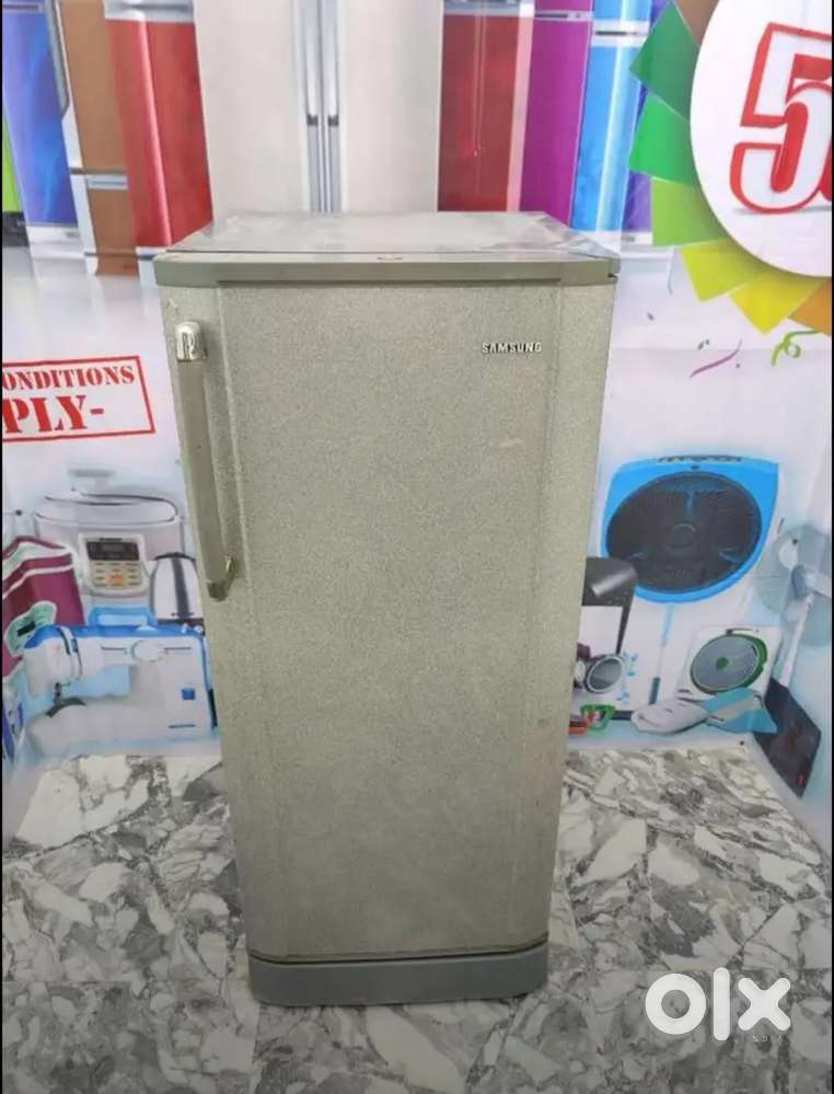 Samsung single door silver colour built in stablizer refrigerator