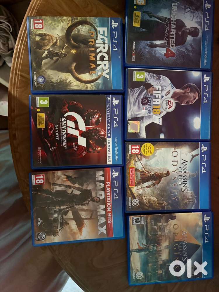 Ps4 game discs in new condition