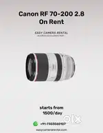 Canon RF 70-200 2.8 on rent in Delhi NCR