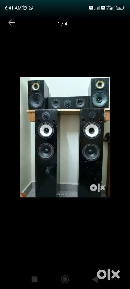 5.1 home theater speaker with wooden box (no amplifier)