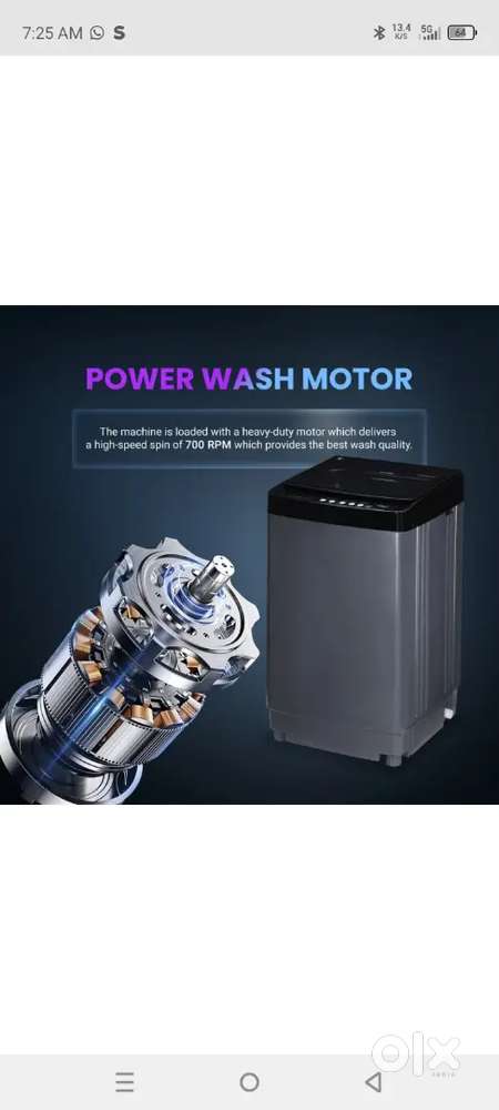 Onida 7 kg new washing machine for sale