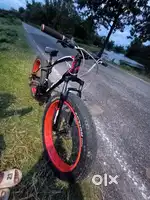 Fat tyer cycle mountain bike