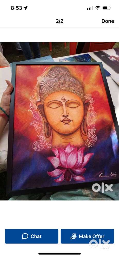 Gautam buddha paiting