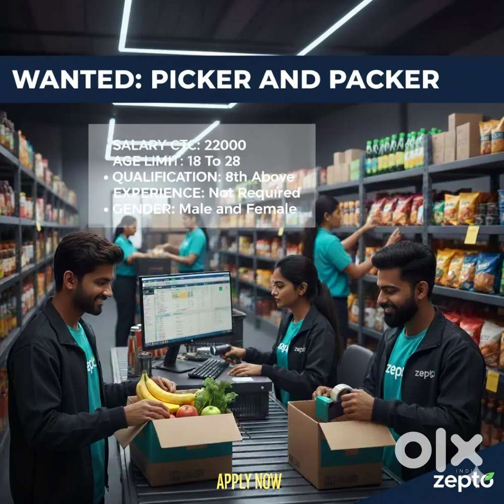 Hiring Now: Pick & Pack – Quick Join @Chrompet