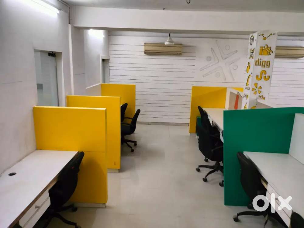 Furnished Office rent in Navrangpura 2000Ft 2 Cabin 35 Seats For-IT/HR