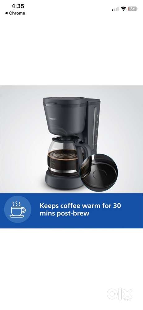 Brand new phillips coffee maker only for 2600/-