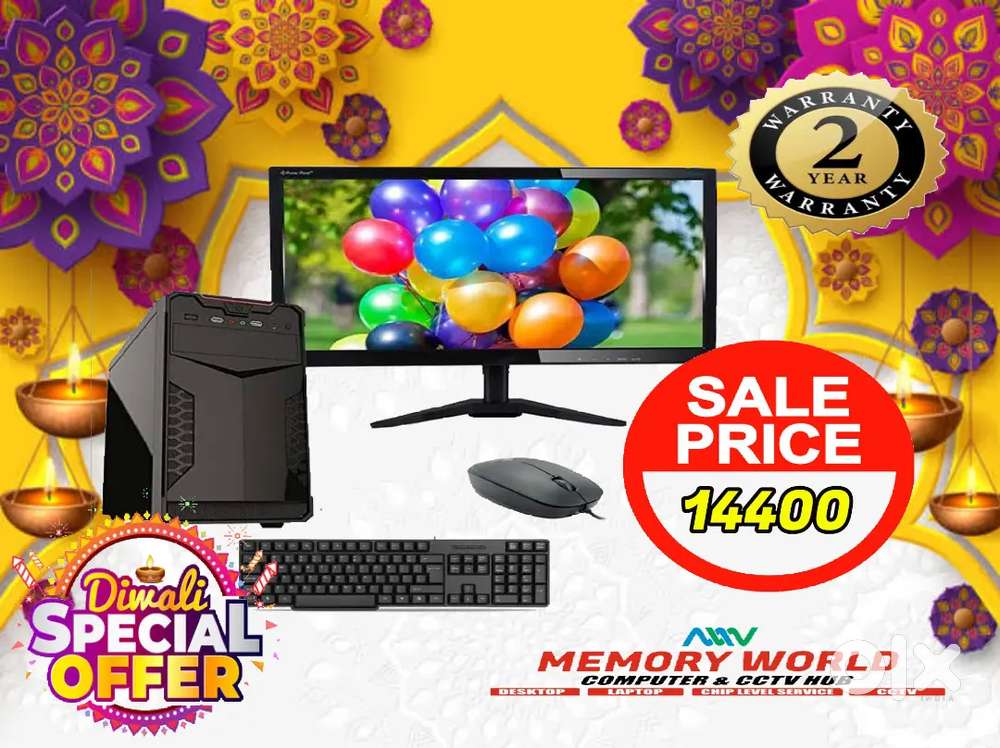 Special offer i7 desktop combo set with warrenty only 14400