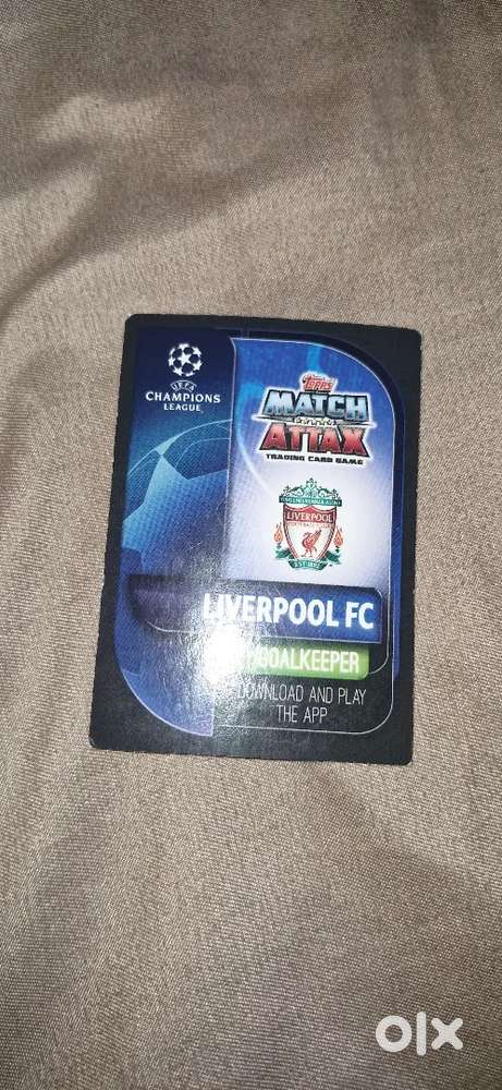 Match attax Allison becker football card