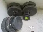 Toal 144 kg gym weight plates