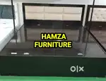 HAMZA FURNITURE New designer stylish look particle wood bed