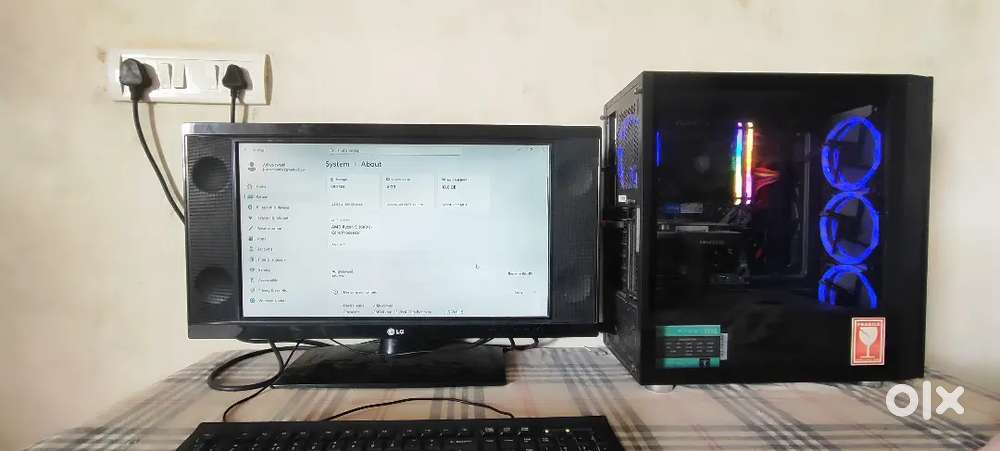 Powerful RGB Gaming + graphic design pc / Ryzen 5 +GTX 1650+16 GB RAM