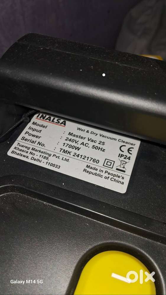 INALSA wet and dry vacuum cleaner