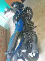 Bajaj pulser 150 blue black good condition document ok