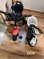 Kids cycle and Panda car