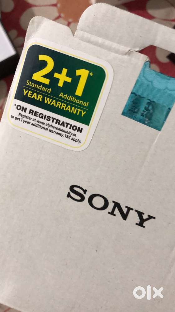 Sony zve 11 2 year on warranty