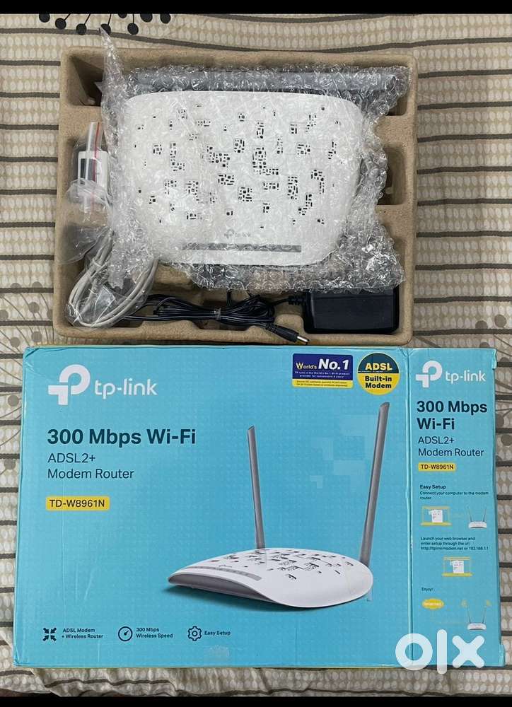 Tp link 300mbps WiFi Adsl2+ modem router