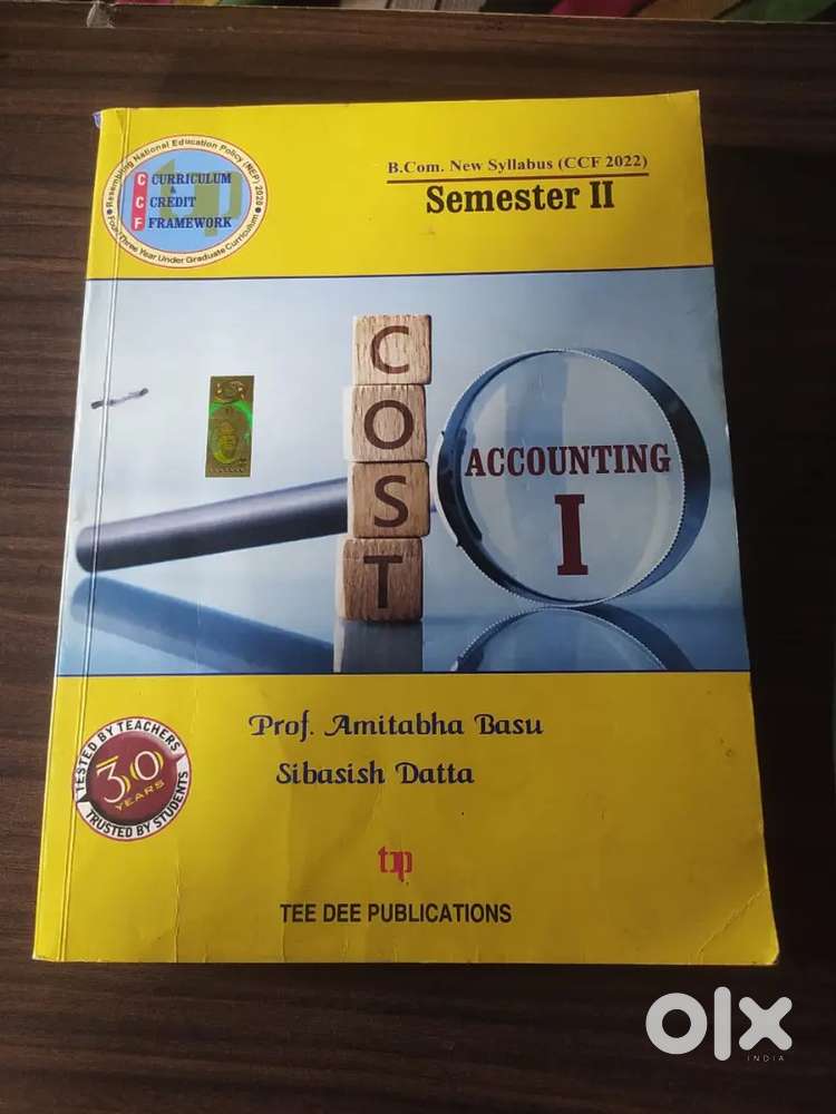 Cost Accounting 1 book