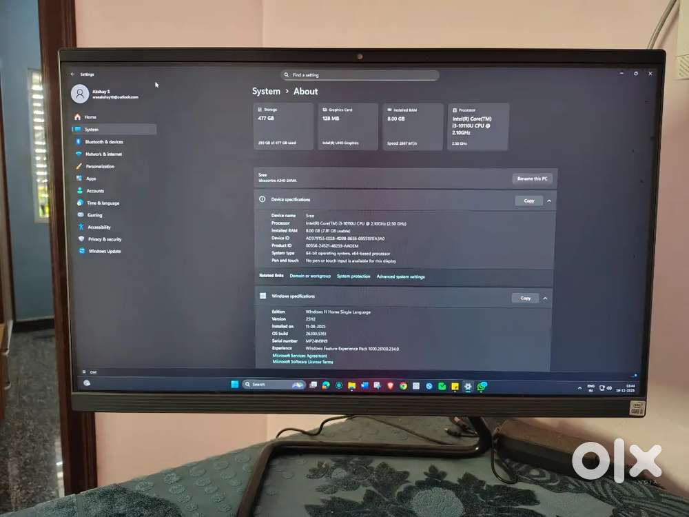Lenovo All In One Pc