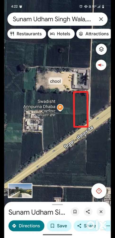 4 killa land for sale on National Highway