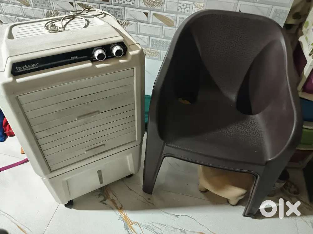 Hindware cooler 45 L room/ personal air cooler with 2 chair