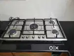 Gas stove with 5 burner
