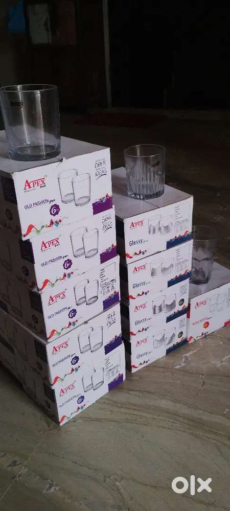 Set of 6 glasses ( Bulk- 13 sets )