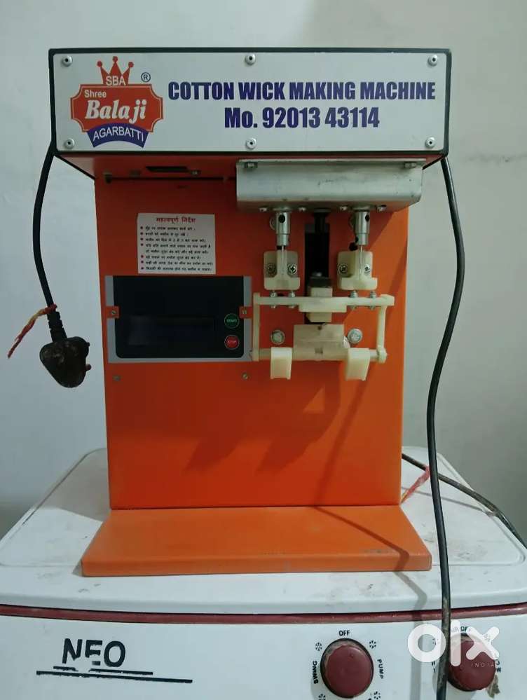 Cotton wick machine