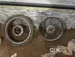 Steel rim spocket splendor