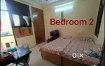2BHK AC room in a Well maintained society Security guard CCTV cameras