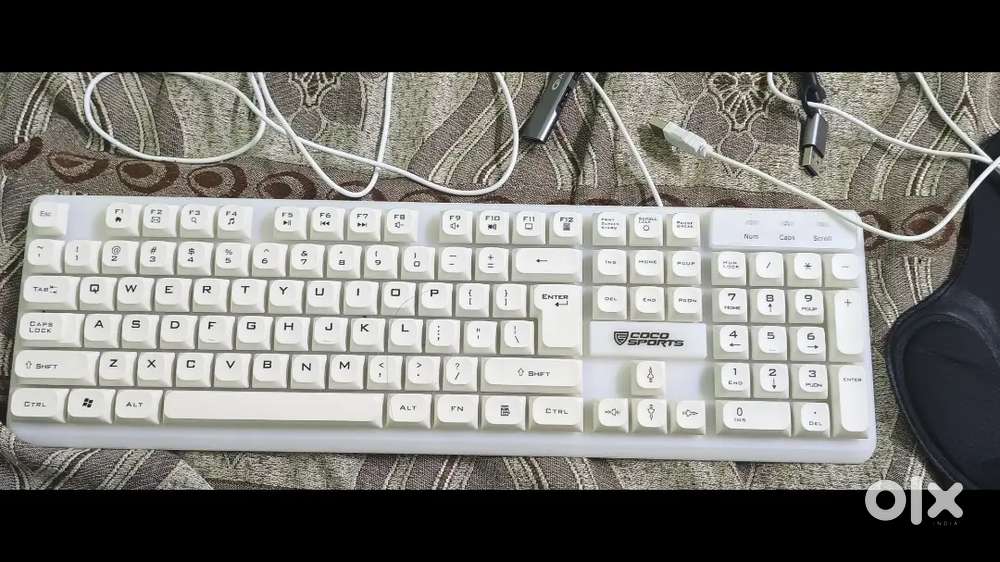Computer keyboard and mouse