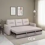 Nilkamal Boxton Fabric Sofa Cum Bed 3 Seater