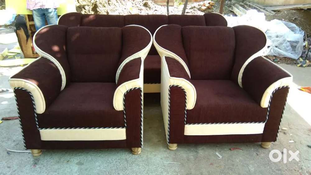 NEW MODEL SOFA SET 3+1+1 FIVE SEATER