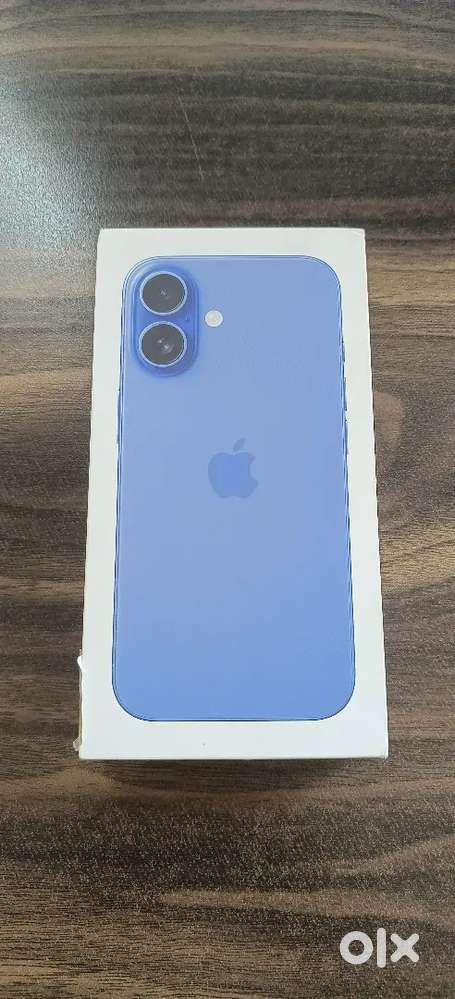 I phone 16 Blue colour 128 sealed box