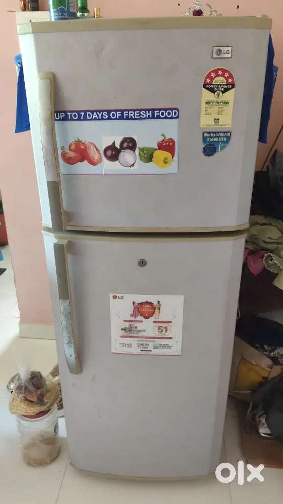 Lg double door fridge