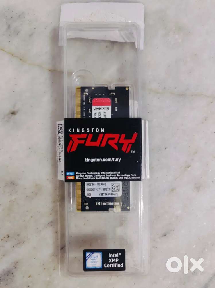 BRAND NEW Kingston FURY 8GB DDR4 Laptop RAM (XMP 2.0)
