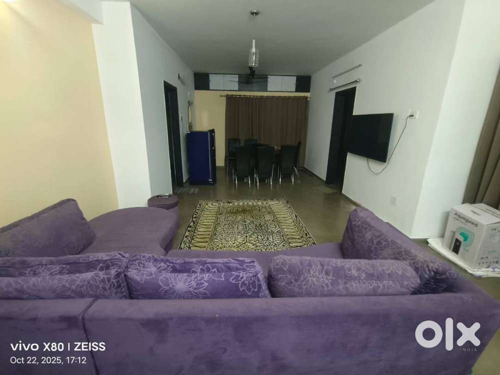 Furnished 3 BHK flat for rent