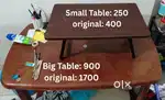 Study/Dining Table (900) and Small Study Table (250)