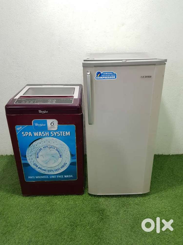 #114 WHIRLPOOL 6.2kg and SAMSUNG 190ltrs fridge wit warranty n ship