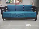 Solid Wooden 3+1+1 seater Sofa at Price 9400