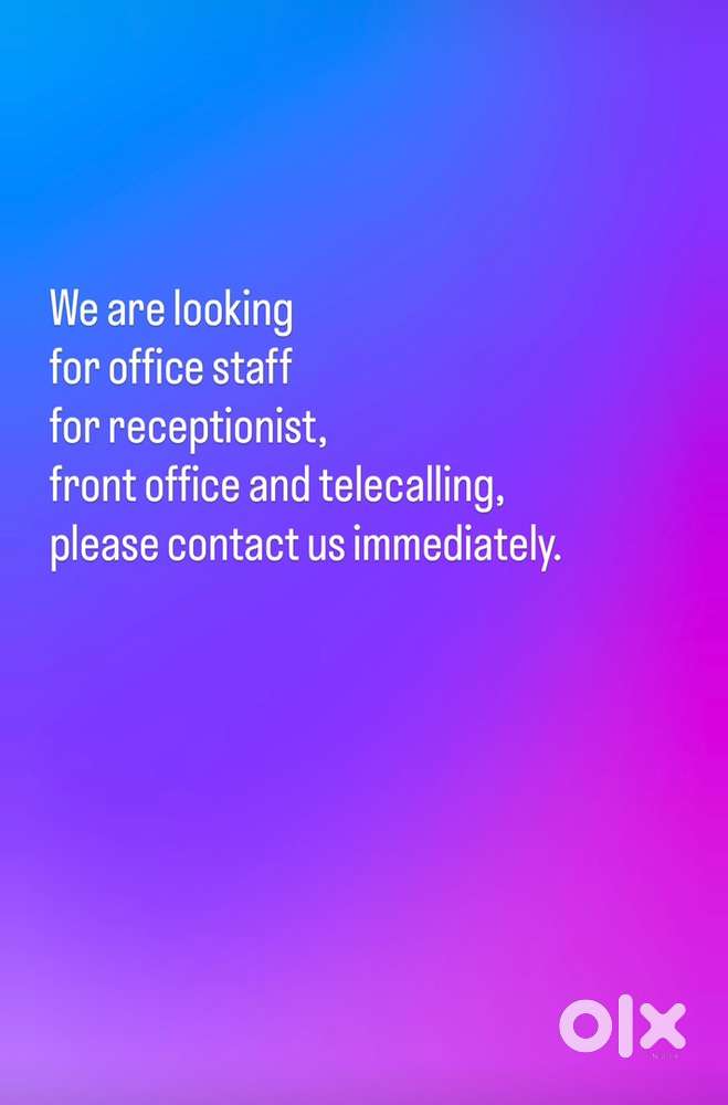 Office  staff reception