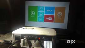 RD5 3D 4K smart projector wifi youtube live tv usb hdmi mcast 165 size