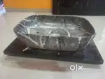 Wash basin and marble plate