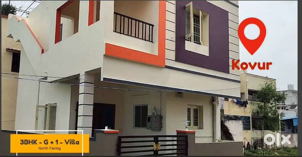 Indepandant villa (Duplex Model)with car parking, separate borewell,