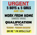 Work from home opportunity